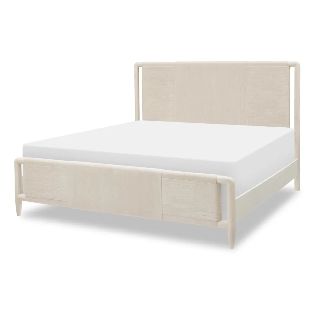 Bed: three-quarter view