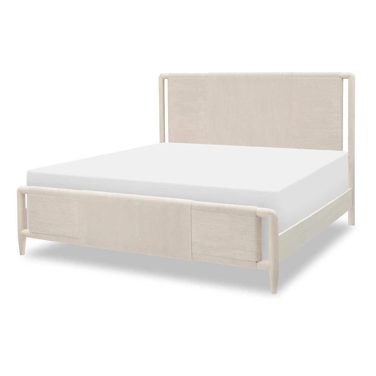 Bed: three-quarter view