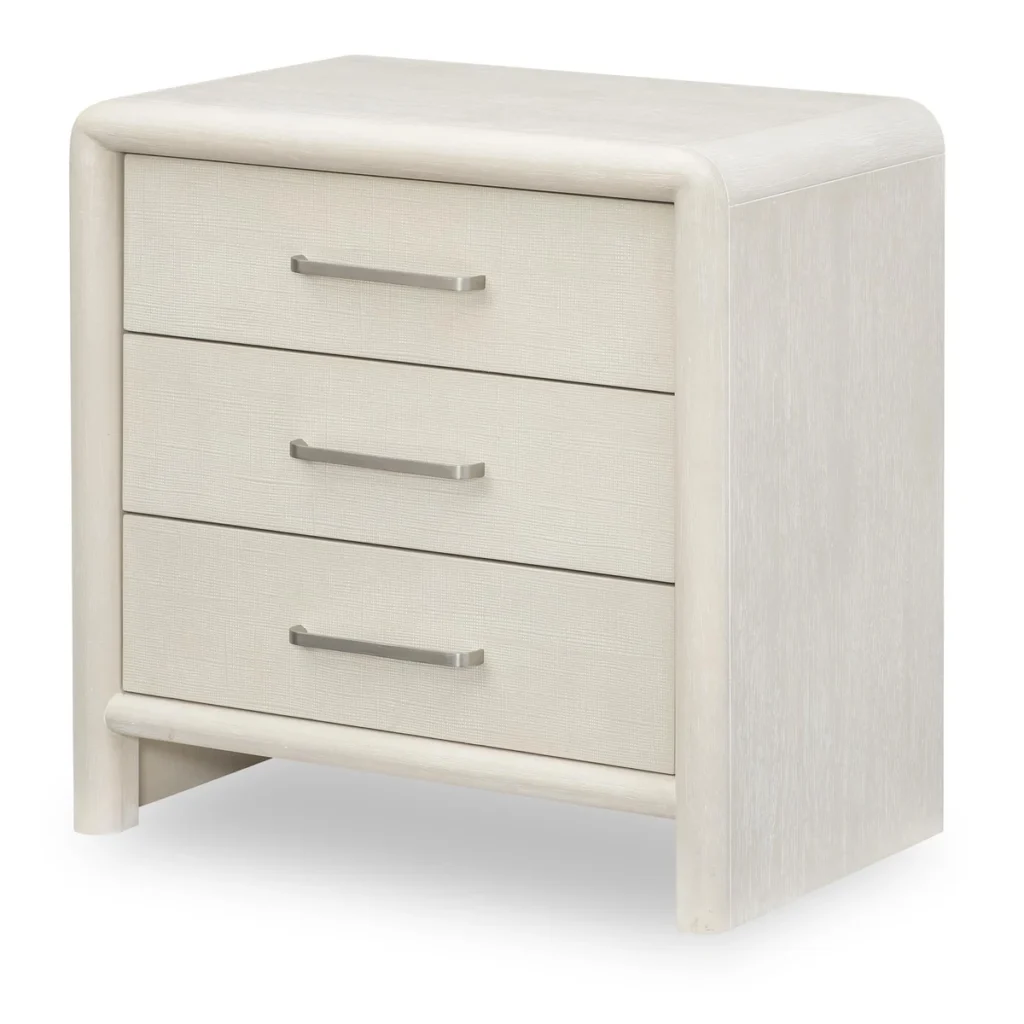 Nightstand: three-drawer nightstand